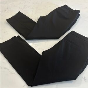 2 Pair Banana Republic Sloan Fit Black Dress Pants